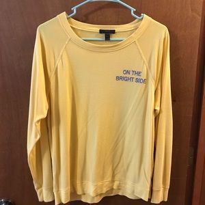 J Crew terry cloth sweater